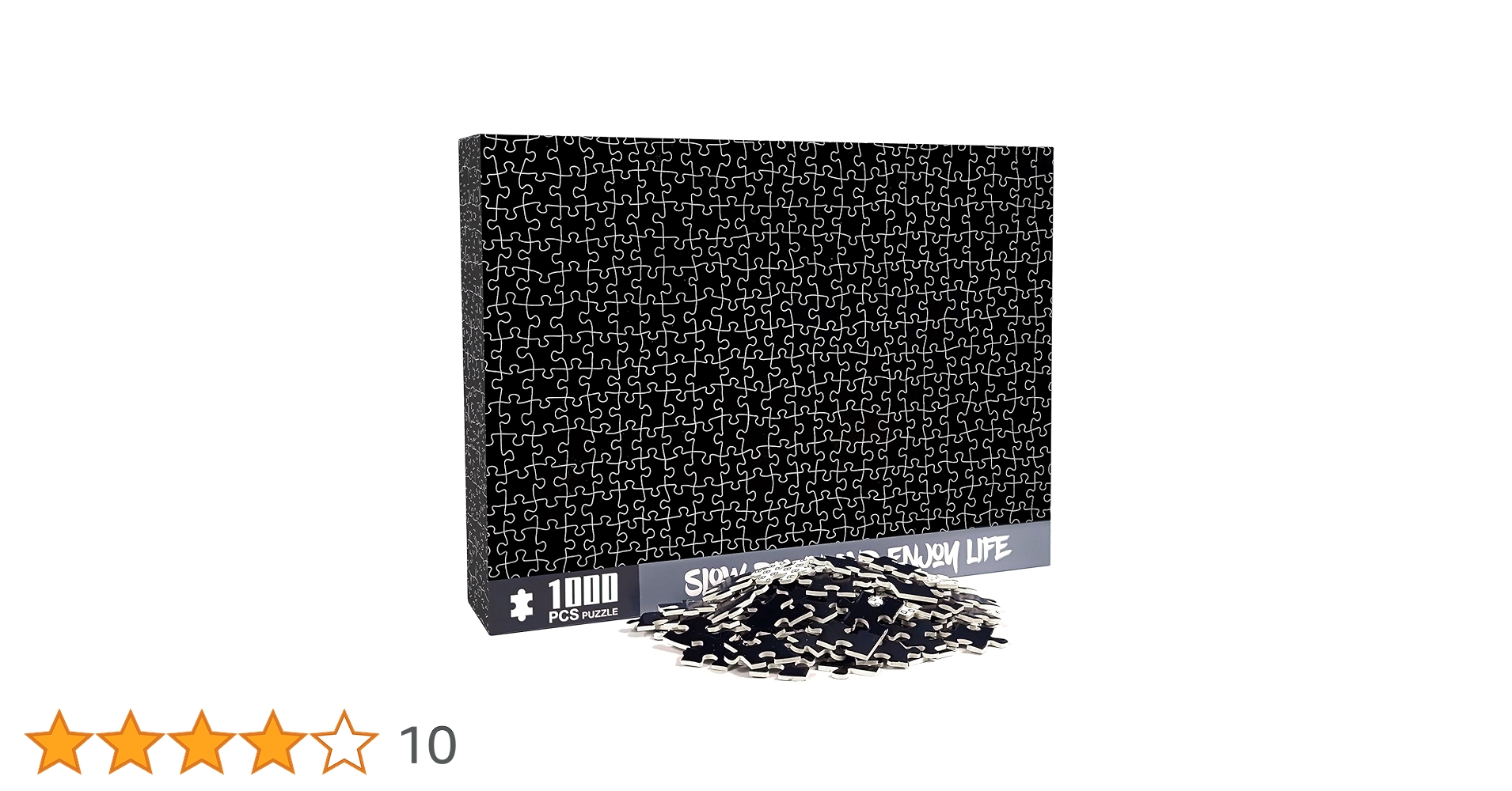 Amazon | 1000ピースパズル 大人用 ソリッドブラックパズル